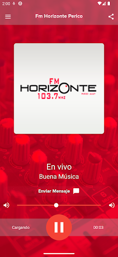 Android application Fm Horizonte Perico screenshort