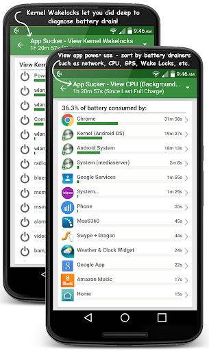 GSam Battery Monitor Screen 2