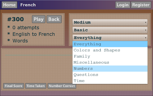 Instrumental Language Screen 2