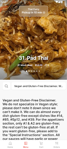 Thai Curry Authentic Cuisine Screen 2