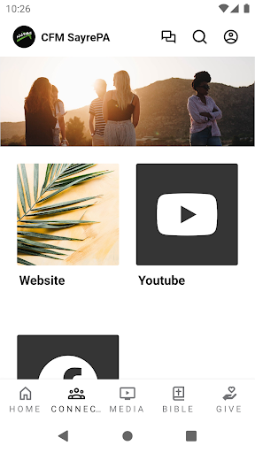 Crossroads Family Ministries Screen 2