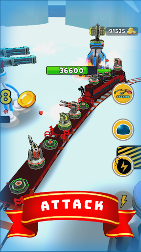 Android application Attacking Train screenshort