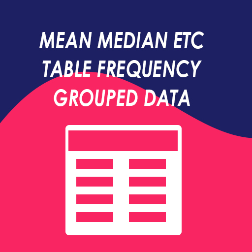 Statistics Table Grouped Data logo