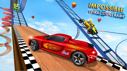 Mega Ramp Spiral Car Stunt Racing Games screenshots 3