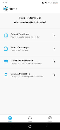 PEOPayGo Screen 2