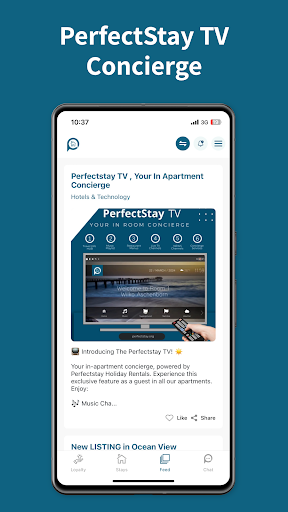Screenshot of PerfectStay Holiday Rentals