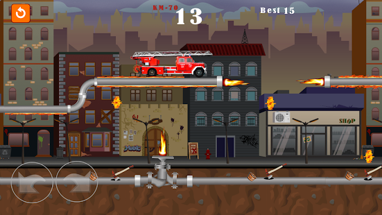 Infernal fire truck Screenshot