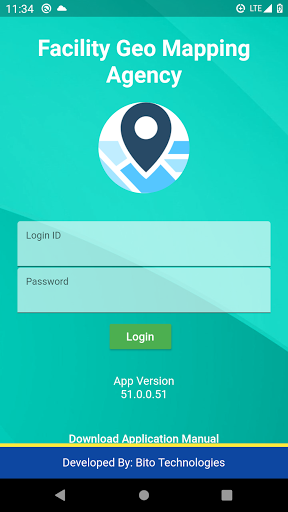 Android application Facility Geo Mapping – Verific screenshort