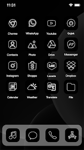 Wow Black or White - Icon Pack