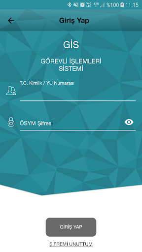 ÖSYM Görevli İşlemleri Sistemi Screen 2