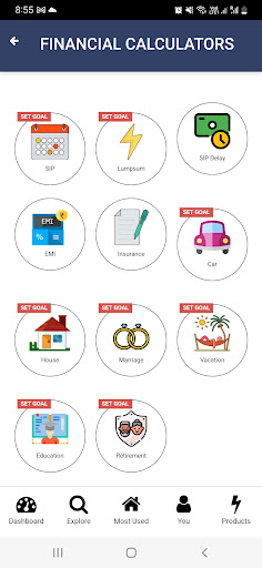 Android application Perfect investment screenshort