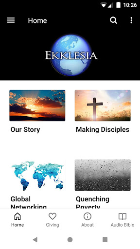 Android application Ekklesia Society screenshort
