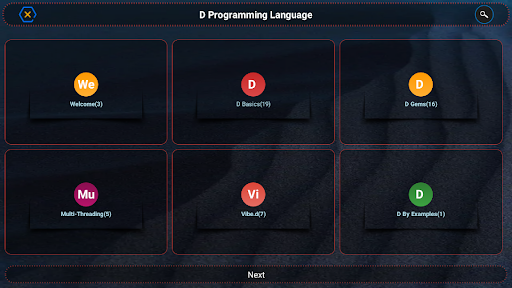 Screenshot of D Programming Language