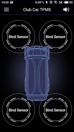 Club Car TPMS Screen 2