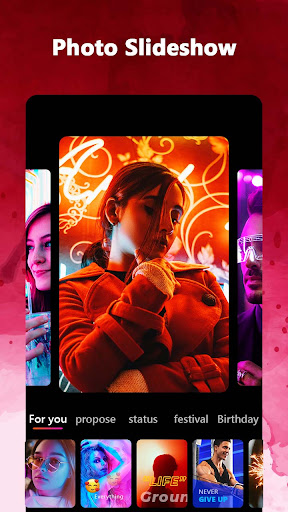 Android application MV Birthday Master Video Maker screenshort