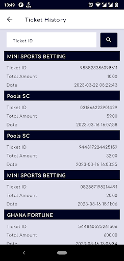 Android application POOLSPLAYER screenshort