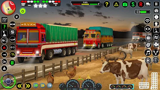 Mega indiano Caminhão Jogos 3D