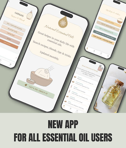 Android application Natural Essential Oils Recipes screenshort