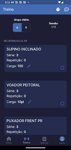 DigitalTrainer Screen 3