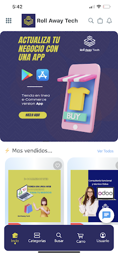 Android application Roll Away Tech screenshort