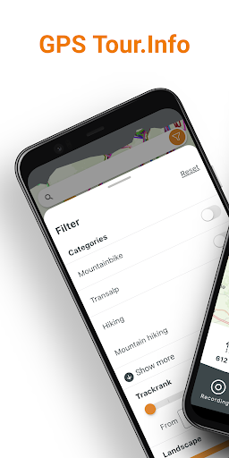 Android application GPS-Tour.info screenshort