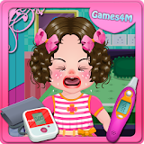 Baby Girl Got Flu - Girl Games icon