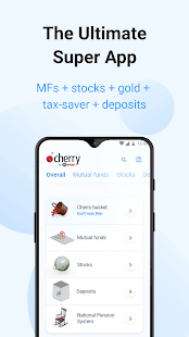 Cherry: MF, Stocks, NPS & more 2.0.26 screenshots 1