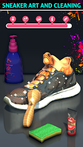 arte de zapatillas 3d