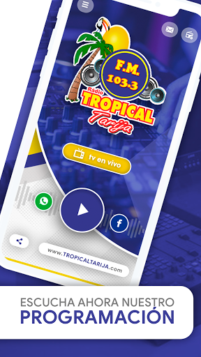 Android application Radio Tropical Tarija screenshort