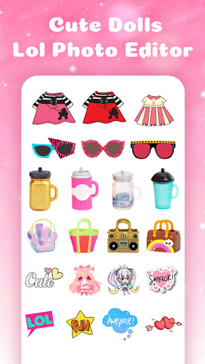 Cute Dolls lol Photo Editor for girls