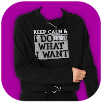 Women Trendy Sweatshirt Suit Photo Editor