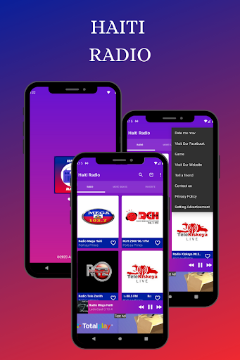 Android application Haiti Radio Stations Online screenshort