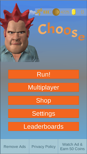 Android application Choose: 3D Running Trivia screenshort