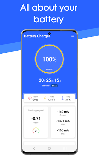 Android application Battery Charger - battery life screenshort
