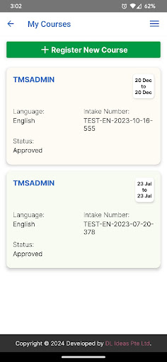 HMI-I Trainee Screen 3