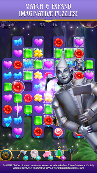 The Wizard of Oz Magic Match 3 1.0.6110 APK + Mod (Unlimited money) for Android