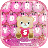 Pink Glitter Keyboard Changer icon
