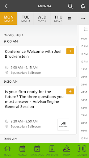 T3 Conference 2022 App Screen 2