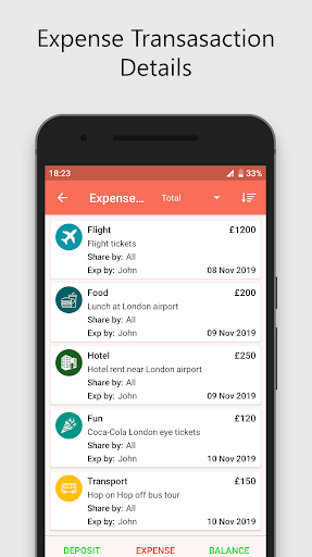 Trip Expense Manager Screen 3