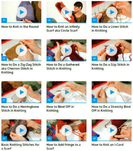 Knitting Stitches (Guide) Screen 3
