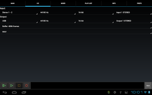 USB Audio Recorder PRO Screenshot