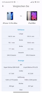 CPU X : Handys und System info Screenshot