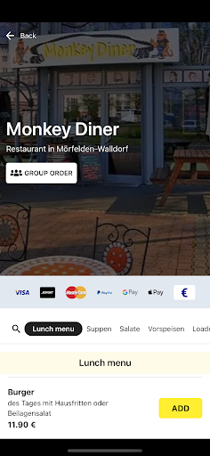 Monkey Diner Screen 2