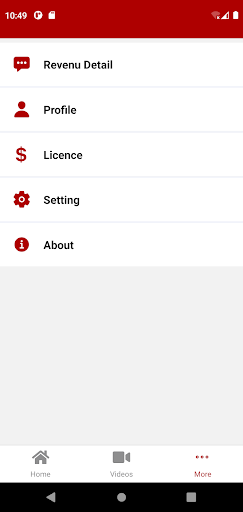 Android application PTax screenshort
