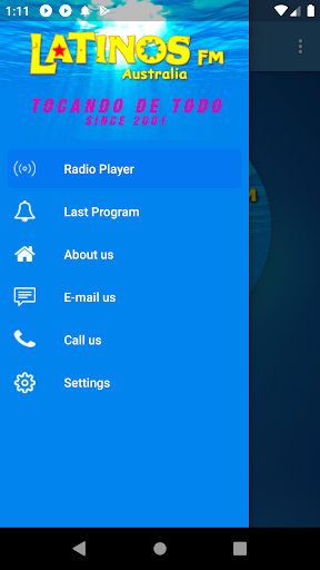 Latinos FM Australia Screen 3