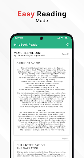 Ebook Reader Screen 2