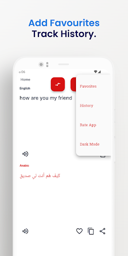 Arabic-English Translator App Screen 3