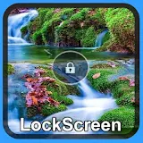 Blue Waterfall Lock Screen icon