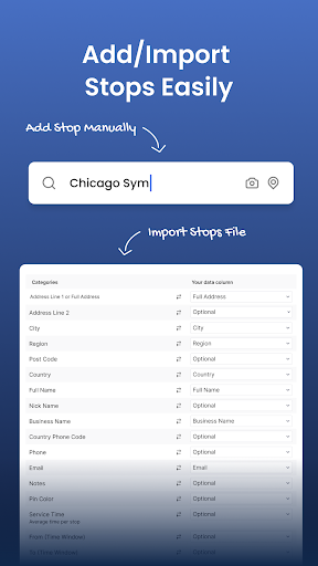 Upper Multi Stop Route Planner Screen 3