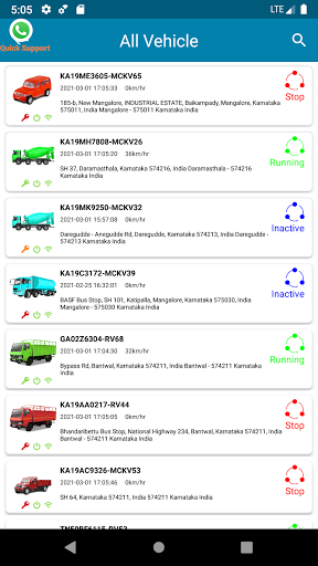 Android application Mugrody GPS Tracker screenshort